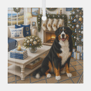 Henry, The Bernie’s Mountain Dog Glass Tree Decoration