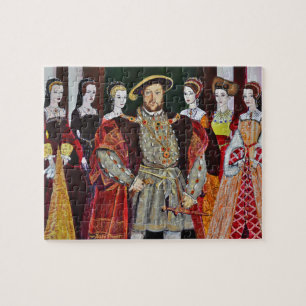Henry The Eighth and His Six Wives Jigsaw Puzzle