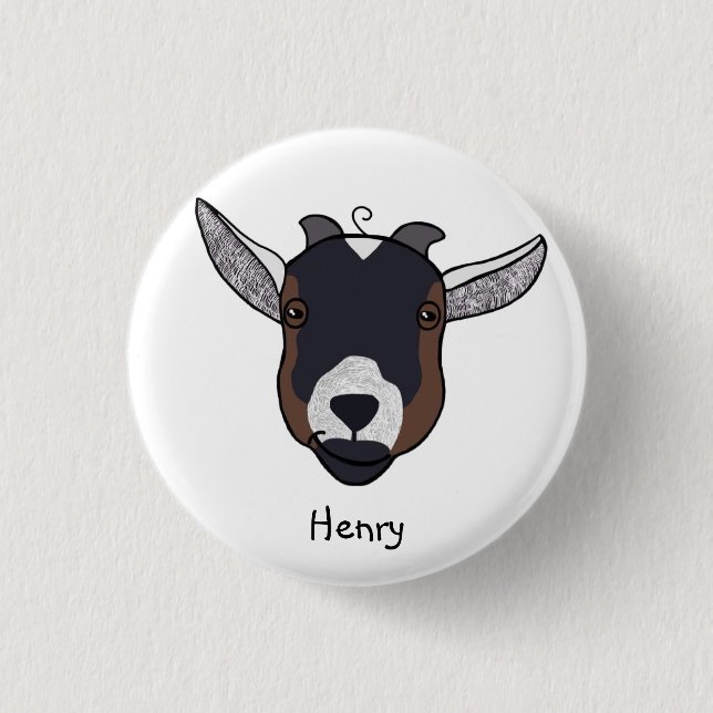 Henry the Goat Badge (Front)