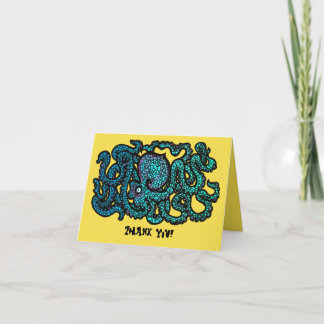 Henry the Happy Octopus Thank You Cards