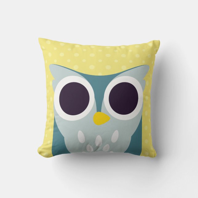 Henry the Owl Cushion (Front)