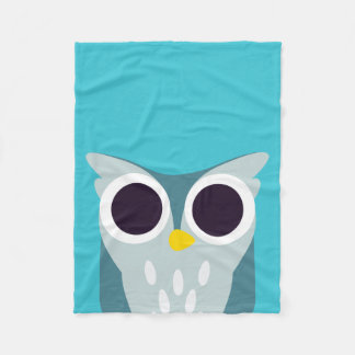 Henry the Owl Fleece Blanket