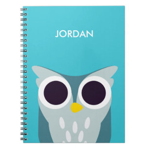 Henry the Owl Spiral Notebook