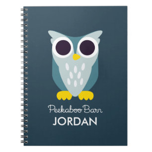 Henry the Owl Spiral Notebook
