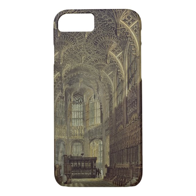 Henry the Seventh Chapel, plate 8 from 'Westminste Case-Mate iPhone Case (Back)