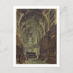 Henry the Seventh Chapel, plate 8 from 'Westminste Postcard