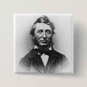 Henry Thoreau 15 Cm Square Badge