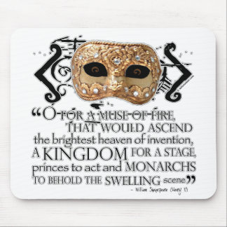 Henry V Quote Mouse Pad