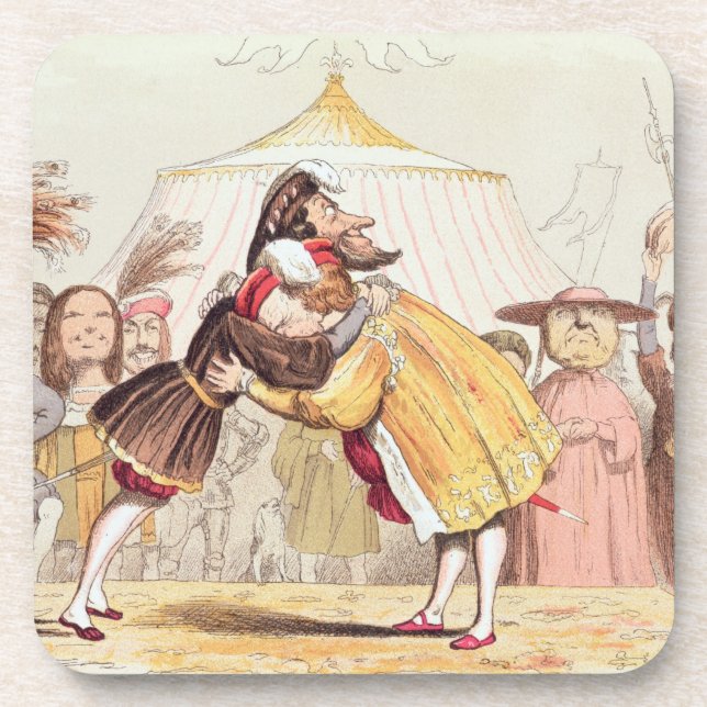 Henry VIII (1491-1547) and Francis I of France (14 Coaster (Front)