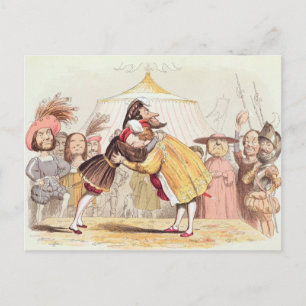 Henry VIII (1491-1547) and Francis I of France (14 Postcard