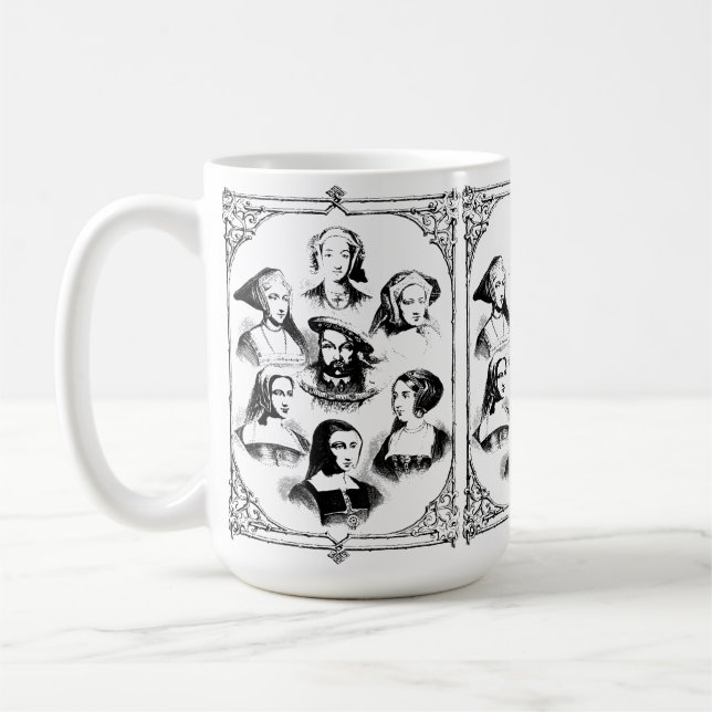 Henry VIII and His Six Wives Mug (Left)