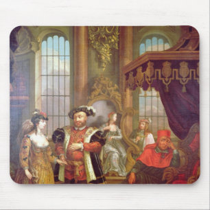 Henry VIII introducing Anne Boleyn at court Mouse Pad