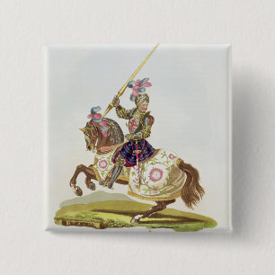 Henry VIII, King of England (1491-1547) 1525, from 15 Cm Square Badge
