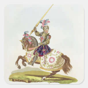 Henry VIII, King of England (1491-1547) 1525, from Square Sticker