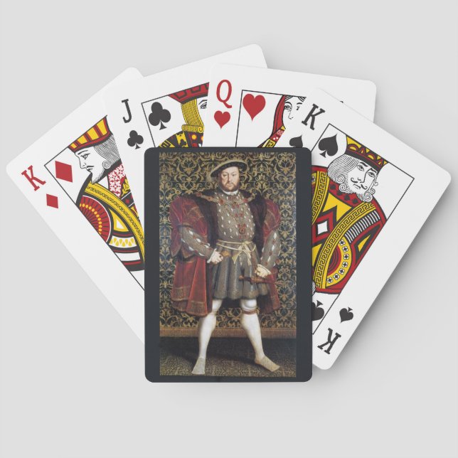 Henry VIII Portrait Playing Cards (Back)