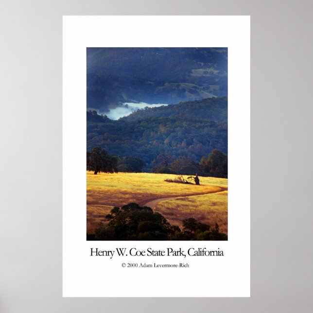 Henry W. Coe State Park, California Poster (Front)