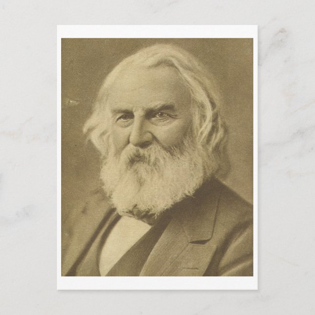 Henry Wadsworth Longfellow Postcard (Front)