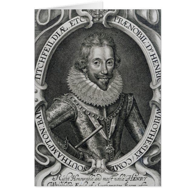 Henry Wriothesley, 3rd Earl of Southampton, 1617 (Front)