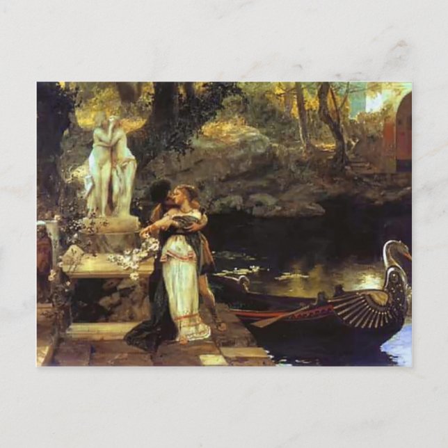 Henryk Siemiradzki- Following the Example of Gods Postcard (Front)