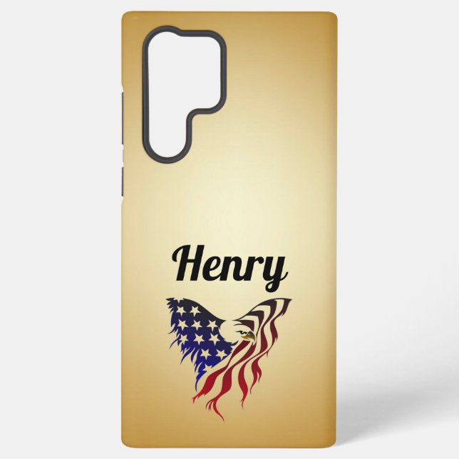 Henry's Eagle Flag Samsung Galaxy S22 Ultra Case (Back)