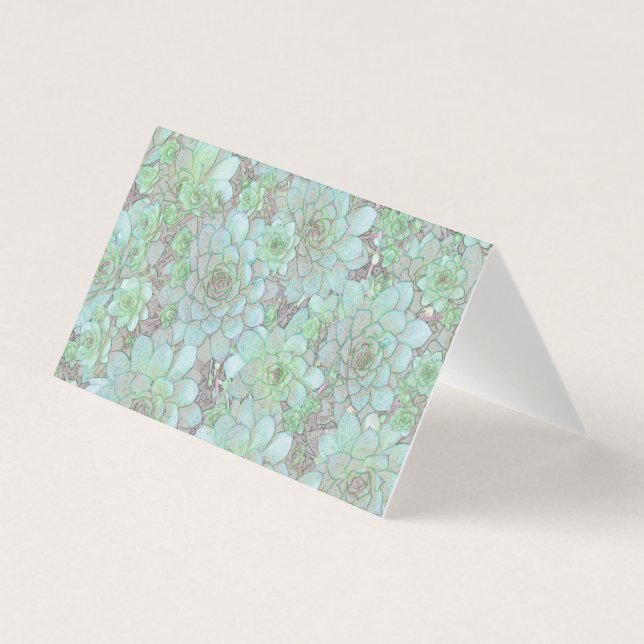 Hens And Chicks Card (Front)