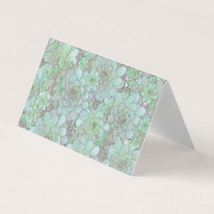 Hens And Chicks Card