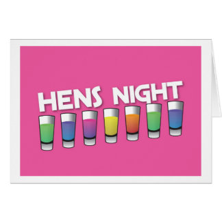 Hens night with Alcohol spirit shots