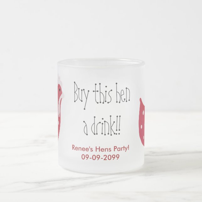 Hens Party Funny Cute Bride Stein Novelty Gift (Center)