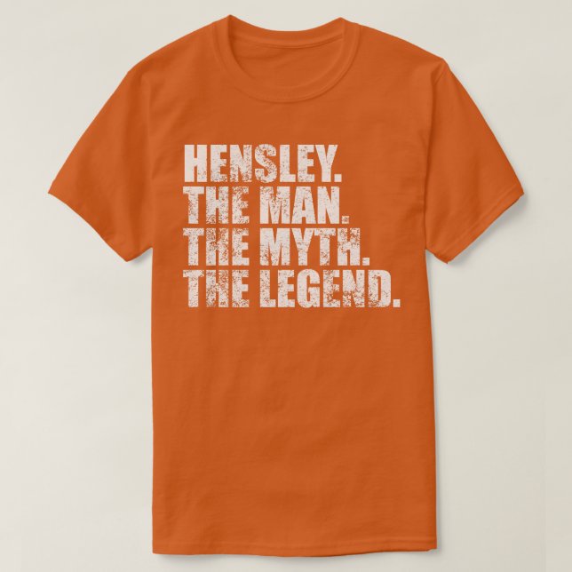 HensleyHensley Family name Hensley last Name Hensl T-Shirt (Design Front)