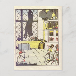 Heorhiy Narbut-How mice buried the cat Postcard