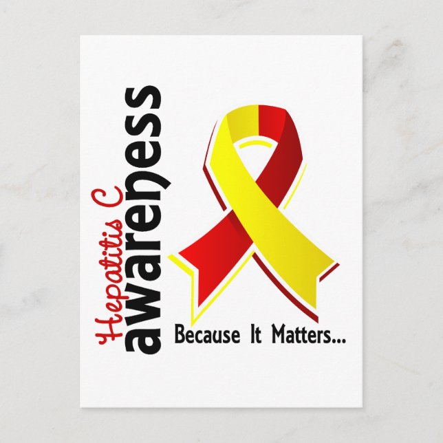 Hepatitis C Awareness 5 Postcard (Front)