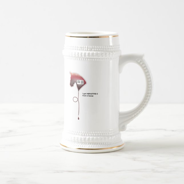Hepatitis C Beer Stein (Right)
