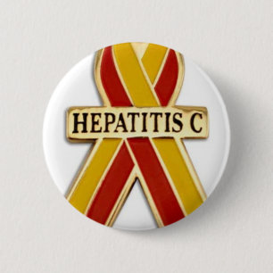 Hepatitis C Ribbon Products 6 Cm Round Badge