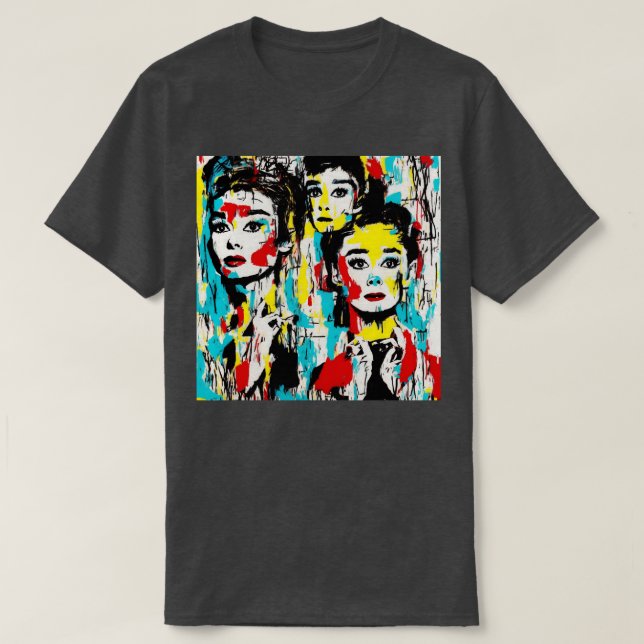 Hepburn Audrey T-Shirt (Design Front)