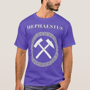Hephaestus Greek God of Fire Smithing and Crafting T-Shirt