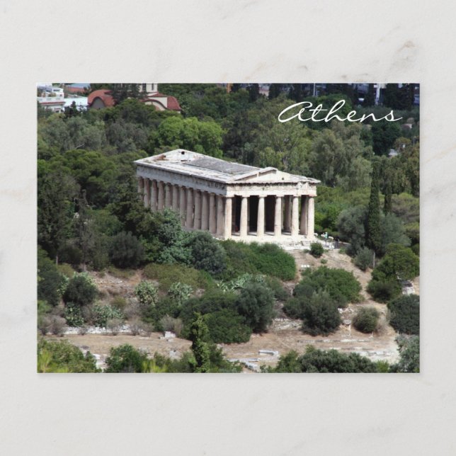 hephaestus green postcard (Front)