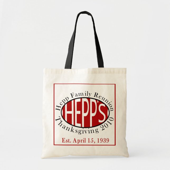 Hepp's Logo Tote Bag (Front)