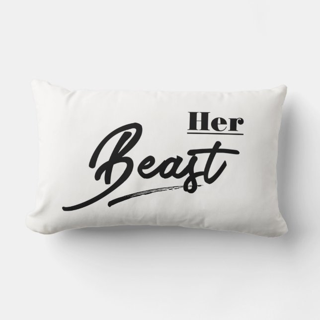 Her Beast Lumbar Cushion (Front)