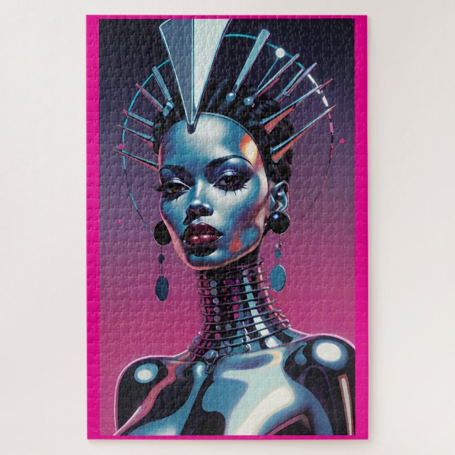 Her Beauty Was Indistinguishable Jigsaw Puzzle (Vertical)