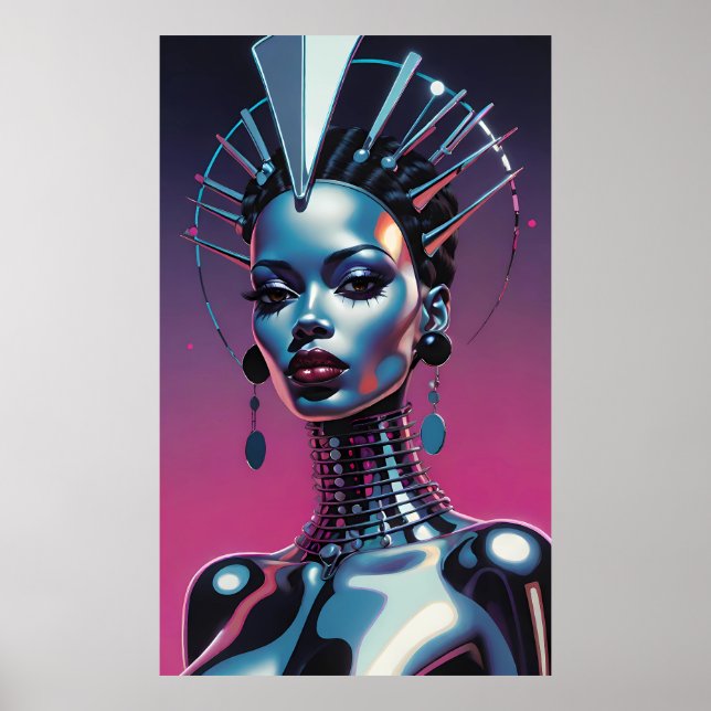 Her Beauty Was Indistinguishable Poster (Front)