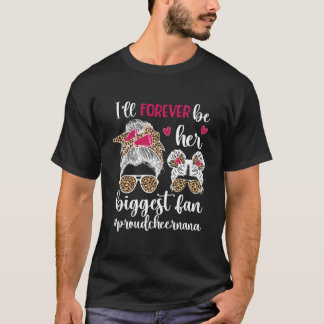 Her Biggest Fan Cheer Nana Grandma Of A Cheerleade T-Shirt