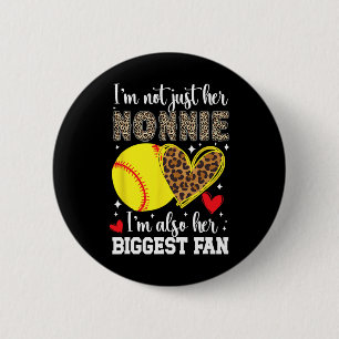 Her Biggest Fan Softll Nonnie Of A Softll Player N 6 Cm Round Badge