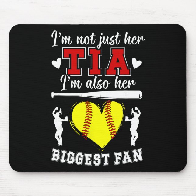 Her Biggest Fan Softll Tia Of A Softll Player Tia  Mouse Pad (Front)