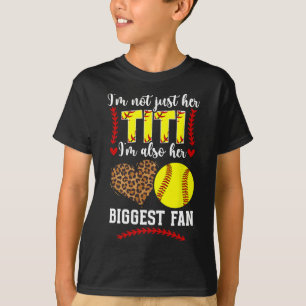 Her Biggest Fan Softll Titi Of A Softll Player Tit T-Shirt