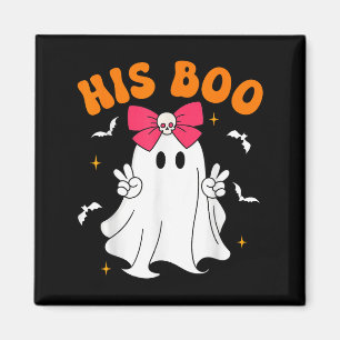 Her Boo &amp; His Boo Funny Matching Halloween Cou Magnet