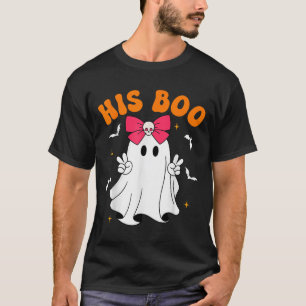 Her Boo &amp; His Boo Funny Matching Halloween Cou T-Shirt