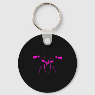 Her Breast Cancer Fight Is My Fight Friends Suprt Key Ring
