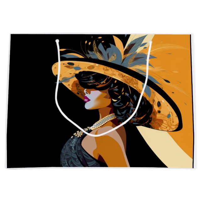 HER CROWN #1 LARGE GIFT BAG (Front)