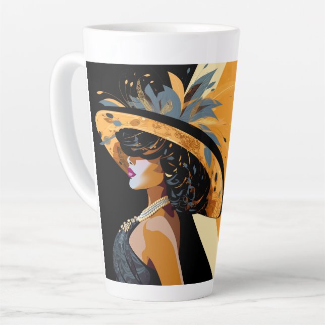 HER CROWN #1 LATTE MUG (Left Angle)