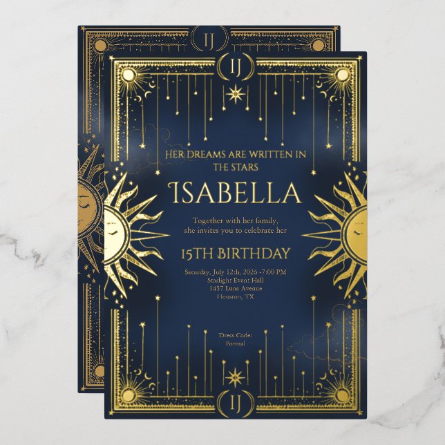 Her dreams are written in the stars (Front/Back)